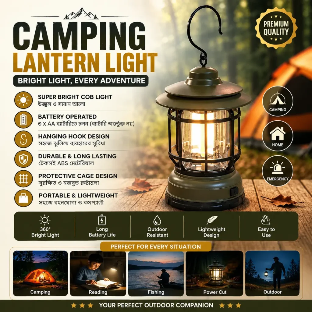 L-17 Camping Lantern Light-1