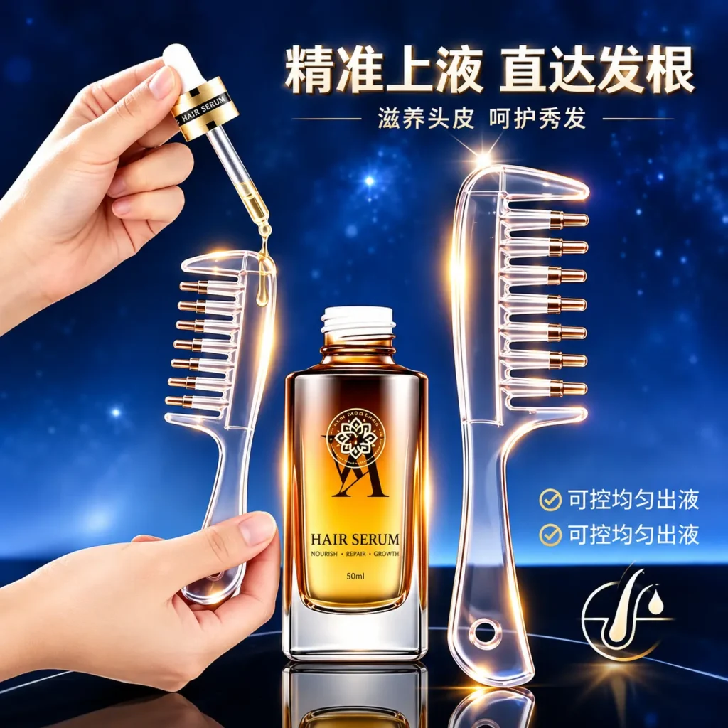 Scalp Applicator Comb with Hair Serum-1