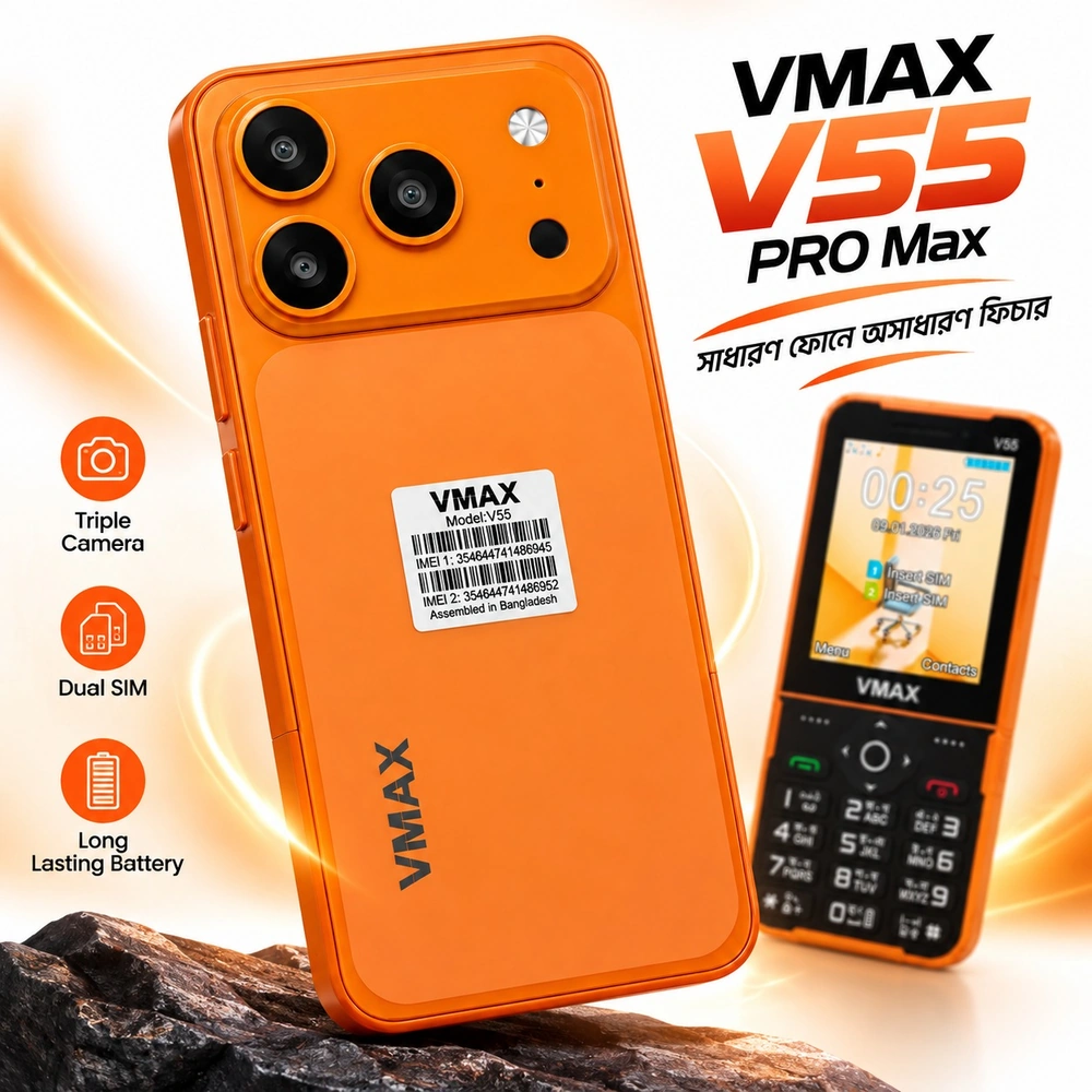 VMAX V55 PRO Max Feature Phone-1